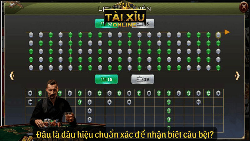 Đâu là dấu hiệu chuẩn xác để nhận biết cầu bệt tài xỉu?