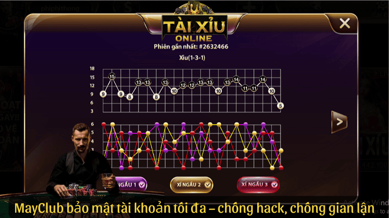 MayClub bảo mật tài khoản tối đa – chống hack, chống gian lận