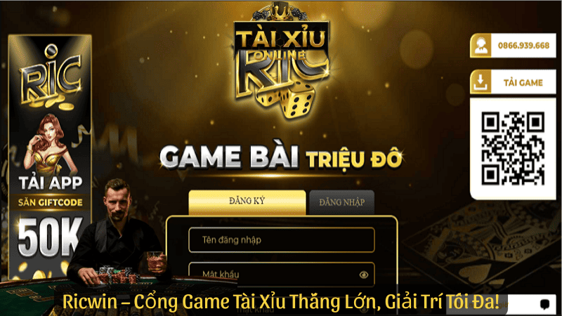 Ricwin – Cổng Game Tài Xỉu Thắng Lớn, Giải Trí Tối Đa!
